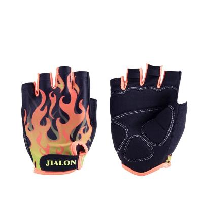 China Custom Printed Unisex Adults Kids Bikers Hand Gloves Bike Riding Gloves for sale