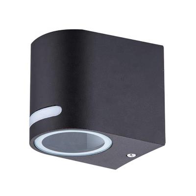 China Modern Outdoor Sconce Gray Wall Light Black White Outdoor Mount Lighting Fixture for sale