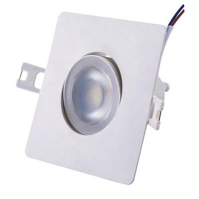 China Modern Square White Lights Lighting Modern Cob Led Spotlights For Home Recessed Down Light for sale