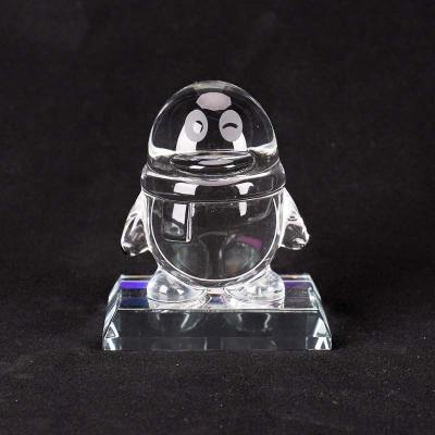 China 3D Models, China High Quality Animal Models Custom Penguin Crystal Glass Exquisite Gift for sale