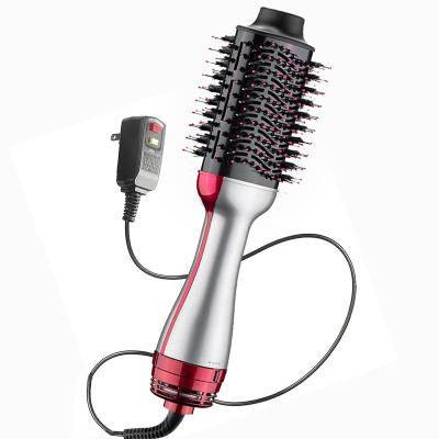 China Customized Ionic Multifunctional Hot Comb One Step Hair Dryer Brush Volumizer for sale