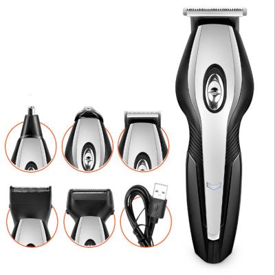 China Hotel Mens Beard Nose Trimmer Kit Rechargeable Grooming Hair Trimmer Kit All in One Men Trimmer Kit for sale