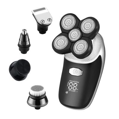 China Hot Sale Triple Blade Men's Electric Shaving Machine Grooming Kit Five Head Beard Electric Shaver For Man for sale