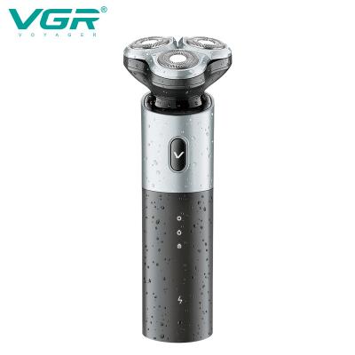 China 3 Blades Car Rechargeable Electric Rotary Shaver Mens Beard Trimmer Men's Portable Electric Shaver for sale