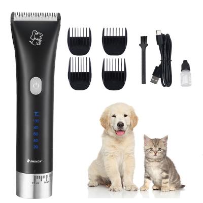 China Professional Pet Electric Pet Stored 2 in 1 Rechargeable Electric Hair Trimmer Dog Hair Trimmer 0mm Waterproof for sale