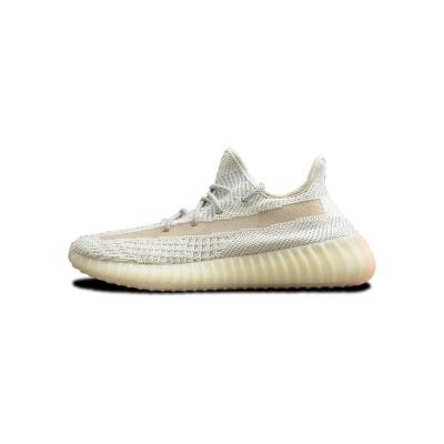 China Cushioning 2022 Brand Logo Custom yeezy 350 v2 reflective Shoes Black Men Women Knitting Sports Shoes Running_Sneakers Yeezys for sale