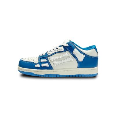 China Cushioning In Stock Wholesale High Quality Casual Sports Shoes Blue And White Low Top Simple Autumn And Winter Models Outdoor Running Shoes for sale