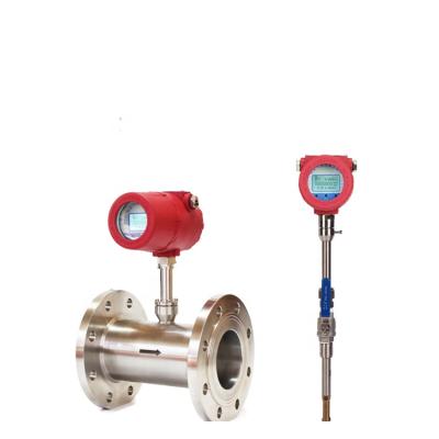 China Plug-in Type Thermal Gas Mass Flow Meter , Small Flow Rate Smoke Pipe Flow Meter MSE for sale