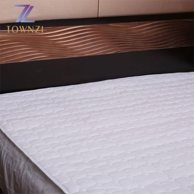 China Wholesale Disposable White Hotel Terry Fabric Mattress Protector King Durable Thick Luxury Soft Townzi for sale