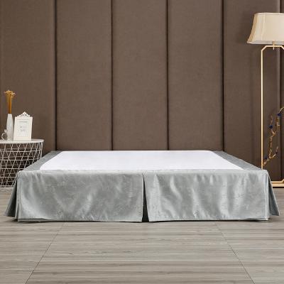 China Factory Bulk Supply Queen Bed Skirt Bedding Set Decorative Bed Skirt For Hotel for sale