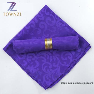 China Modern Wholesale Factory Price 48*48cm Or Customized Jacquard Hotel Table Towels for sale