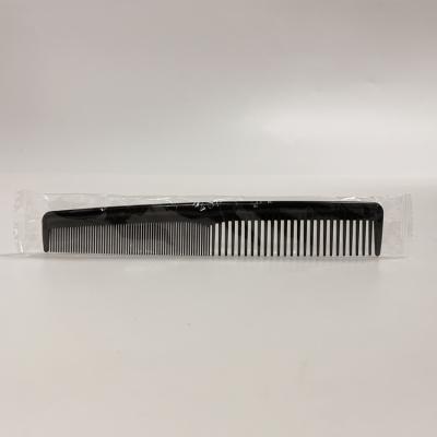 China Wholesale Customized Disposable Logo Hair Comb Eco Friendly Hotel Amenities Black Disposable Hair Comb for sale