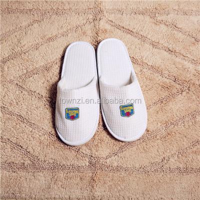 China Wholesale New 2019 Canvas Banquet Bathroom Design Cotton Guest Room Slipper Hotel Slipper for sale