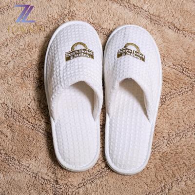 China Fashion white soft cotton hot sale cheapest hotel disposable slipper\Guangzhou hotel comfortable\durable supply for sale