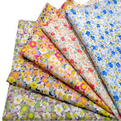 China Breathable Cotton Poplin Printed Floral Fuzzy Pattern Sewing Fabric, Making Women's and Children's Clothing Cloth Bag Cloth for sale