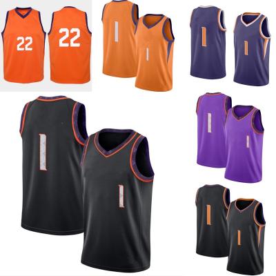 China Wholesale Breathable Booker Clothes Vests Team Embroidery Breathable Basketball Shirt Invests Uniforms Clothing Wear for sale