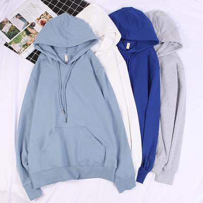 China Wholesale Custom Anti-Wrinkle Anti-Wrinkle Plain Cotton Made Long Sleeve Knitted Breathable Pullover Hoodies For Men for sale