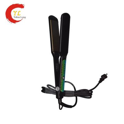 China For New Product Commercial Straightener Straightening Plate Digital Display Straightening Clipper Temperature Control Dual Function Curling Rod for sale