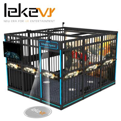 China Hot 2019 Leke Sheet Metal 4 Players Team Games Interactive Virtual Reality Games Machine High ROI In VR Center for sale