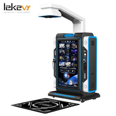 China LEKE VR Arcade Shooting Game Machine Automatic Play Station with CE RoHS ISO 124cm*78cm*H247cm (L*W*H) for sale