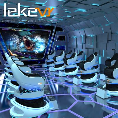 China Fiberglass Shell LEKE VR Manufacturer Virtual Reality Movie Seat Seat Cinema 7D/9D VR Theater Center for sale