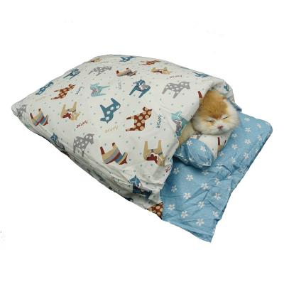 China Dismountable Cover Pet Cat Bed Four Season Removable and Washable Cat Bed House and Warm Pet Cat Bed for sale