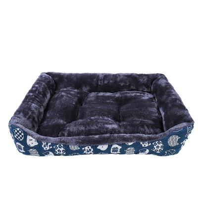 China Universal Pet Bed Super Soft Soft Arctic Plush Four Season Dog Sofa Luxury Dog Bed Heating Bed for sale