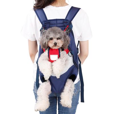 China Sustainable Travel Backpack Pet Bag Travel Outing Backpack Breathable Pet Bags for sale