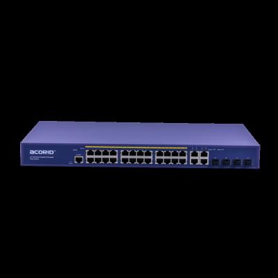 China LACP 24 Port Switches 100Mbps Ethernet To 250m Fiber Power Distance For Network Solutions for sale