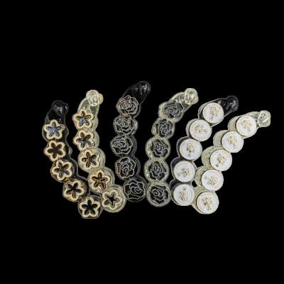 China Korean Pink Vertical Hair Accessories Ponytail Clip Banana Coin Hair Accessories Star Clip Temperament Back Single Twist Clip For Women for sale