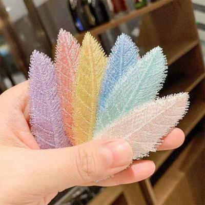 China Korean fashion OL girl's jewelry side clip hairpin simple cute INS hair accessories retro Korean hot cool leaves hairpin not hurt the baby side than the hairpins blows cut for sale