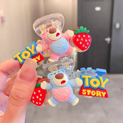 China The hairpin back of the sweet and cute cartoon girl strawberry hairpin korean hairpin bear main children's hair clip shark hair clip grab clip dish hair for sale