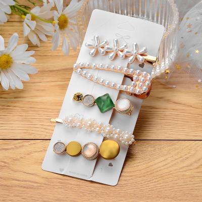 China Korean hair accessary hairpin the new hits senior senator series temperament girl clip edge clip hair clip pearl hairpin fairy accessories for sale