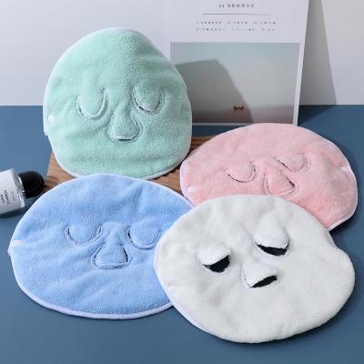 China Child Safe Microfiber Makeup Remover Pads SPA Beauty Salon Face Cloth Hot Compress Facial Towel for sale