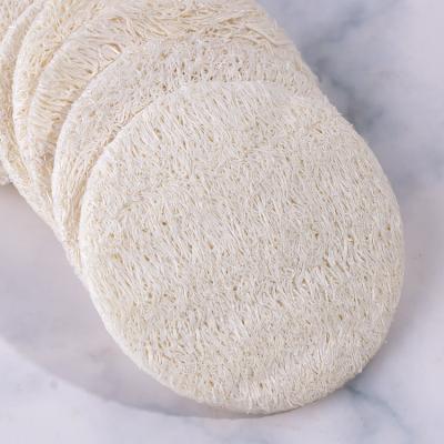 China All Natural Biodegradable Washable Face Cleansing Loofah Reusable Exfoliating Pads For Face for sale