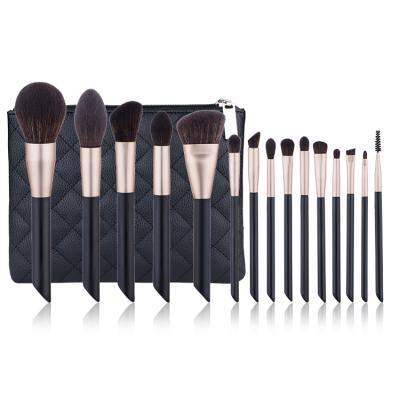 China Angular Blush Private Label Makeup Brush Set Professional Cosmetics Makeup Tool Synthetic Hair Makeup Brush Set for sale