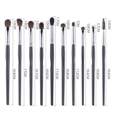 China Angular Blush Pony Hair Eyeshadow Makeup Brush Set Eye Makeup Brushes Professional Makeup Brush Private Label for sale