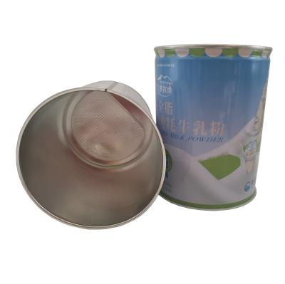 China 700/800/900/1000g Metal Milk Powder Canister Storage Food Packaging Can Easy Open Top Baby Milk Powder Tin Container Canister for sale