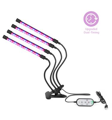 China Seed Starting HY-B5 DC5V USB LED Grow Full Spectrum Fitolampy Phyto USB Light Lamp with Control for Plants Seedlings Flower Indoor Fitolamp GR for sale