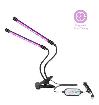 China Seed Starting HY-B3 USB LED Grow Light Full Spectrum Clip Phytolamps 9W 18W 27W Phyto Desk Lamp For Plants Flower Greenhouse Hydroponics for sale