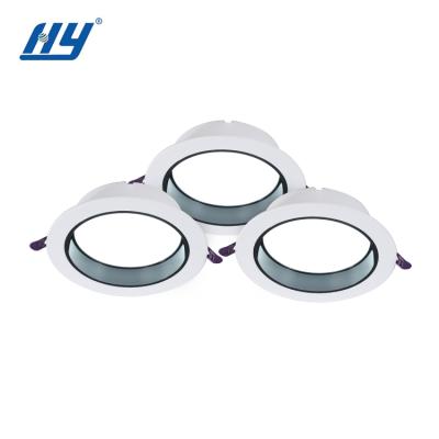 China Anti-glare Indoor Light 7w 12w 18w 24w Round Recessed LED Modern Energy Saving SMD Spot Downlight for sale