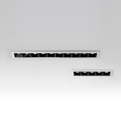 China Modern Fashion Indoor Aluminum Trimless Down Light 6w 10w Square Recessed LED Grille Light for sale