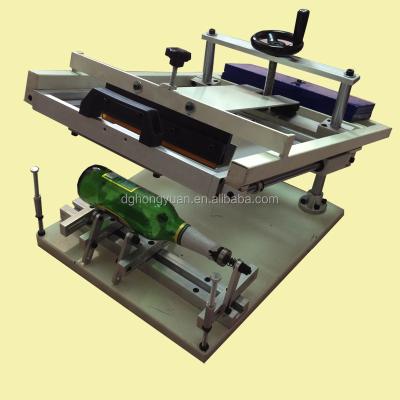 China Printing Kinds Of Cylindrical Product Pens And Bottles Manual Silk Screen Printing Machine for sale