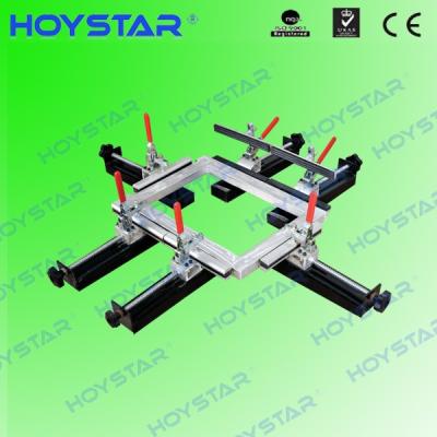 China Garment Shops Silk Screen Printing Frame Manual Mesh Stretcher Machine for sale