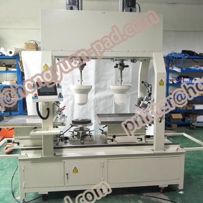 China Rapid Ceramic Cuvette Rotary Table 2 Color Cuvette Pad Printing Machine For Ceramic Glass Plates Of Dishes for sale