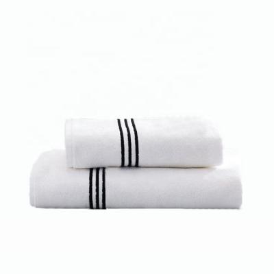 China Simply Five Star Hospitality Hotel Supplies Luxury 100% Cotton Bathroom Hotel Towel Sets for sale