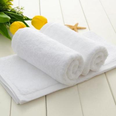 China Cheap Child Safe White Cotton Washcloth Hotel Face Towels In Guangzhou, Hand Towels And Washcloth Set for sale