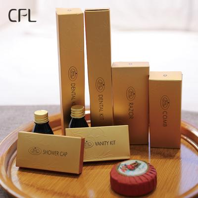 China Hotel Supplies Disposable Wholesale Amenities Sets Hotel Soap Shampoo Amenities for sale