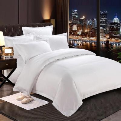 China Nondisposable Luxury High Quality White Queen Nature 300TC King Size Duvet Bedding Set For Hotels for sale