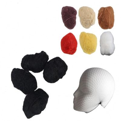 China Custom High Quality Regular Wave Black Fashion Hairnet Women Sleep Cap Women Sleep Cap Fine Mesh Hairnets for sale